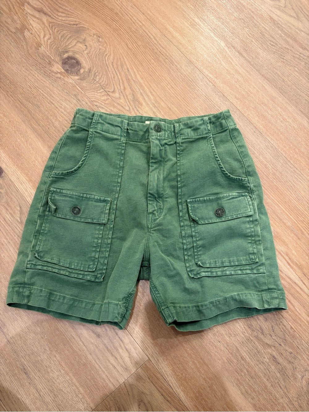 Women’s Mother High Waisted Green Shorts